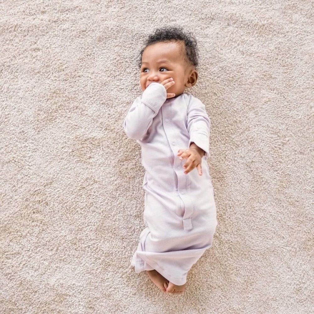 Goumi NB Baby Gown - Calm Lilac